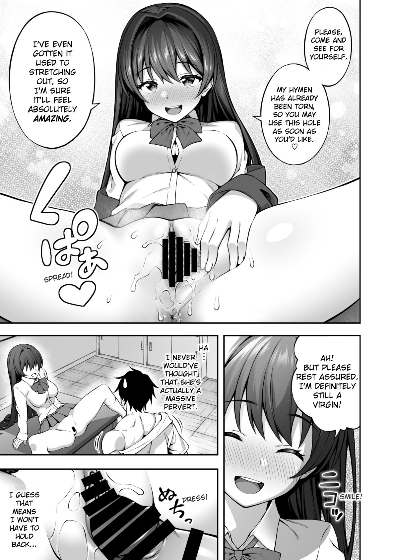 Hentai Manga Comic-Thanks To Hypnotism, I Had The Serious-Looking Student Council President In The Palm Of My Hands-Read-14